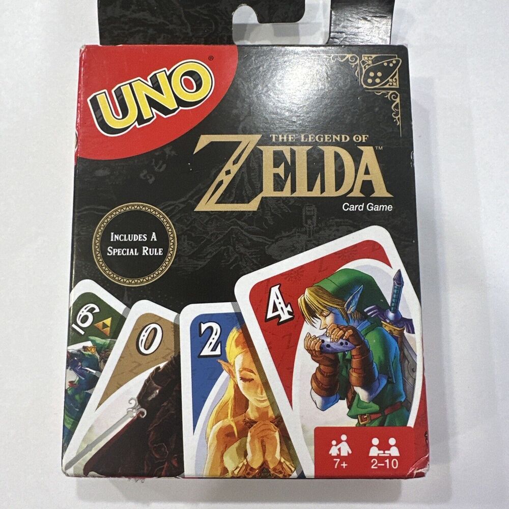 Mattel Games UNO The Legend of Zelda Card Game NEW